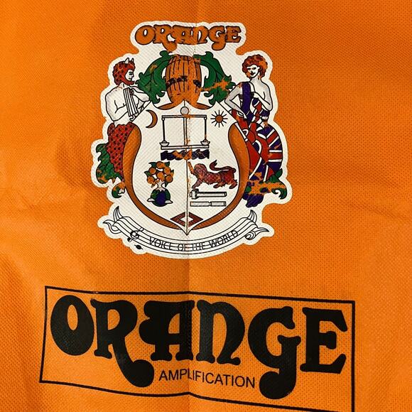 Orange Amplification Tote Bag 17x15 Logo Music Promo Slight Marks See Photos - Picture 2 of 16